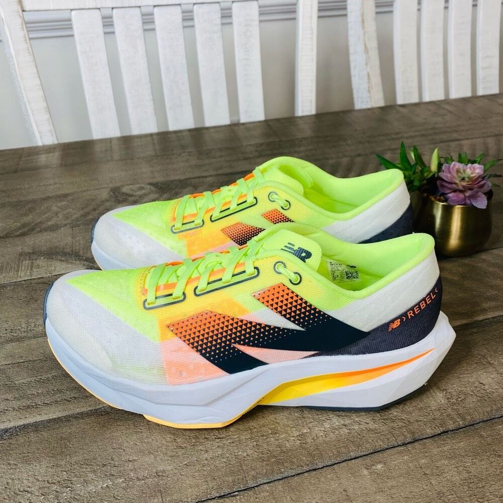 New Balance Fuelcell RebelV4 White Running Shoes Women’s Size 10